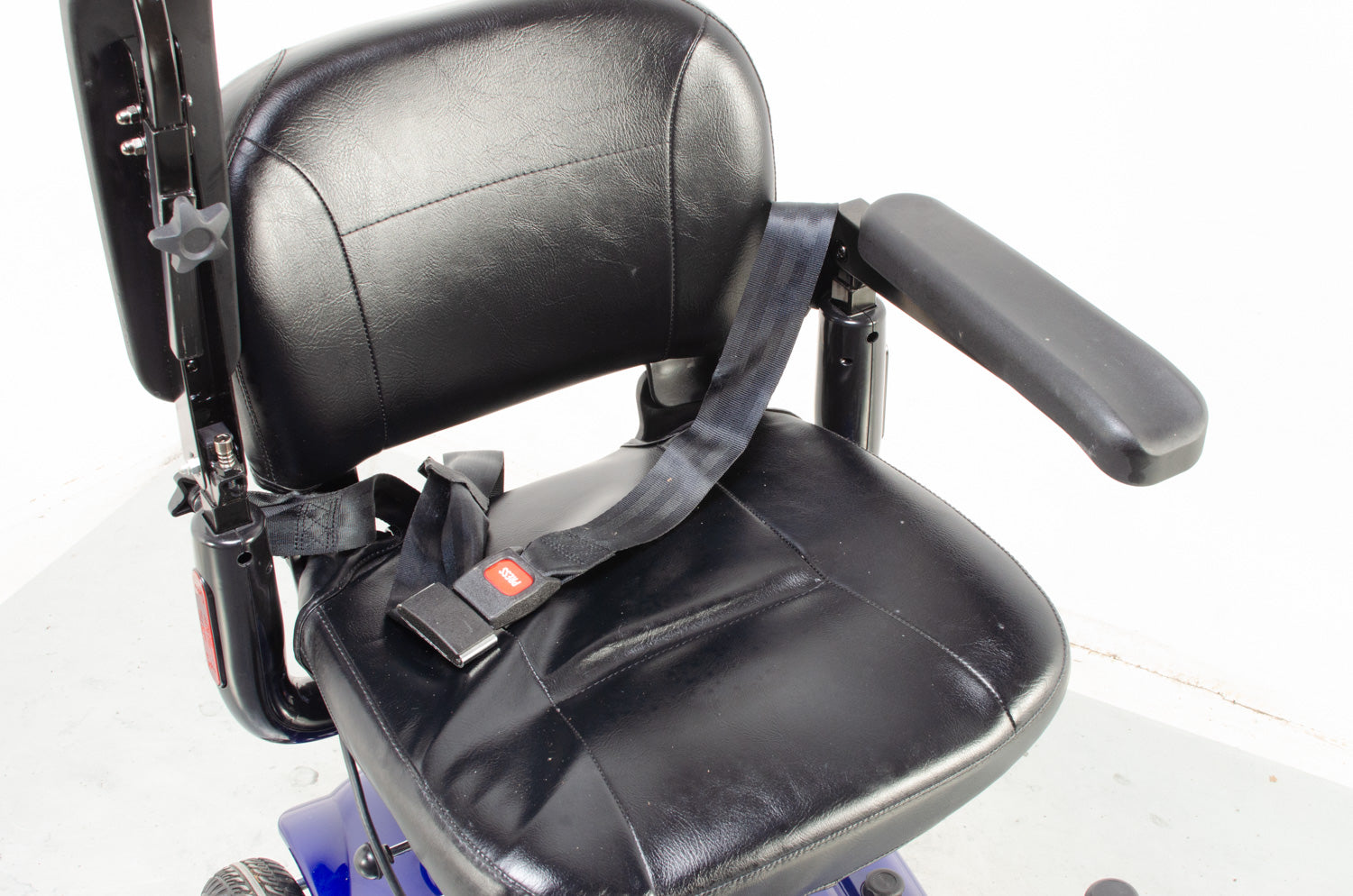 2016 Drive Cobalt Electric Wheelchair Powerchair in Blue 4mph Indoor Secondary image