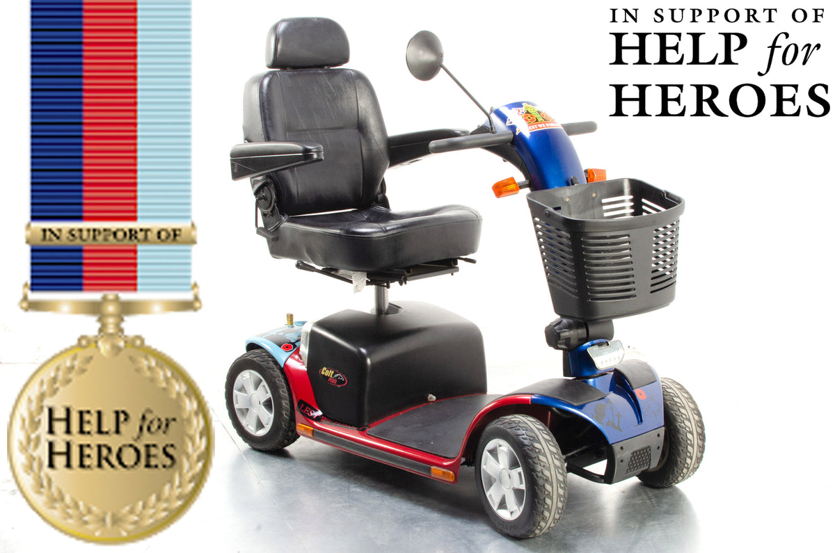 Pride Colt Plus Help for Heroes Electric Mobility Scooter 4mph Mid Size Transportable Main image