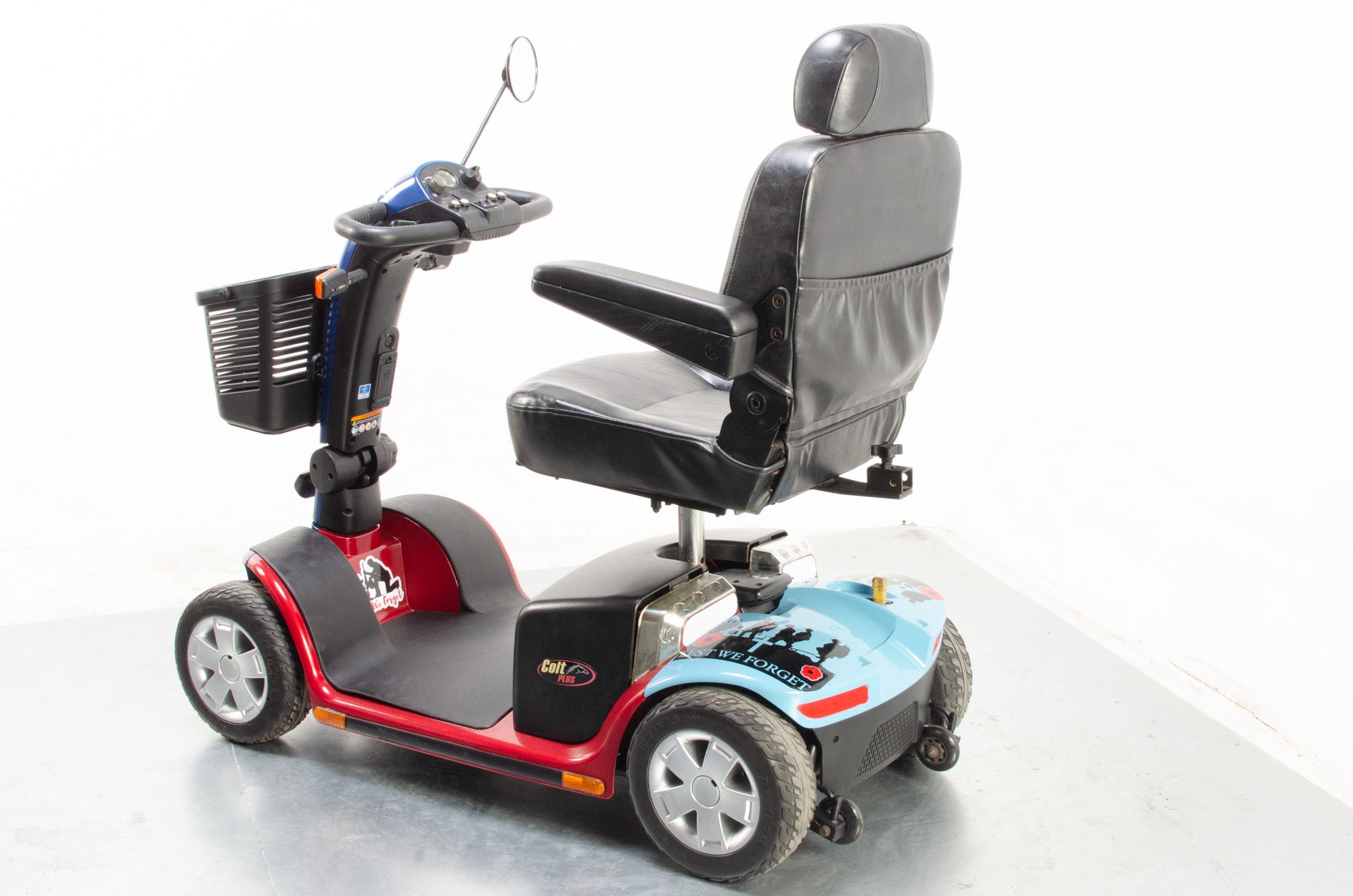 Pride Colt Plus Help for Heroes Electric Mobility Scooter 4mph Mid Size Transportable