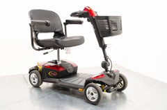 Pride Apex Rapid Used Mobility Scooter Transportable Small Lightweight Boot Suspension Red