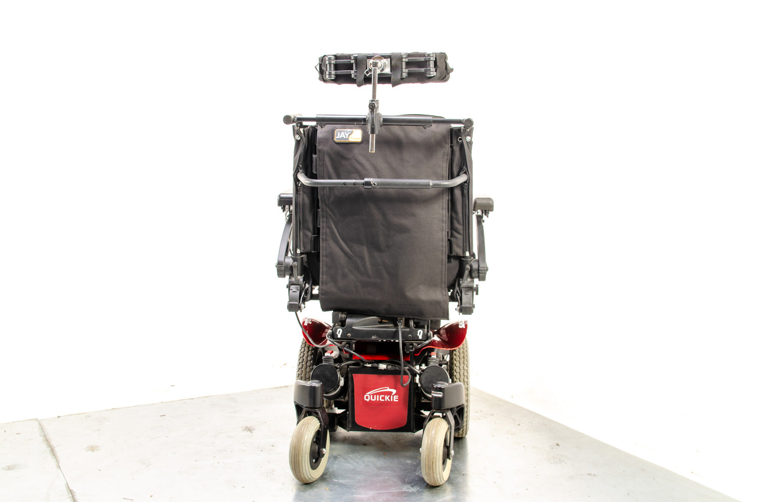 2016 Sunrise Medical Quickie Salsa M2 Mini Used Electric Wheelchair Powerchair Powered Tilt Red 13639