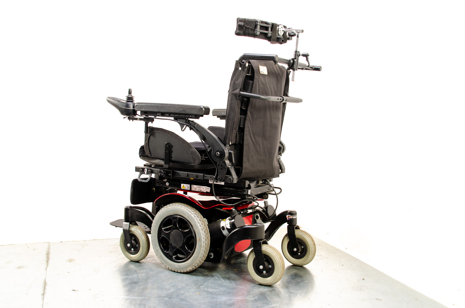 2016 Sunrise Medical Quickie Salsa M2 Mini Used Electric Wheelchair Powerchair Powered Tilt Red 13639