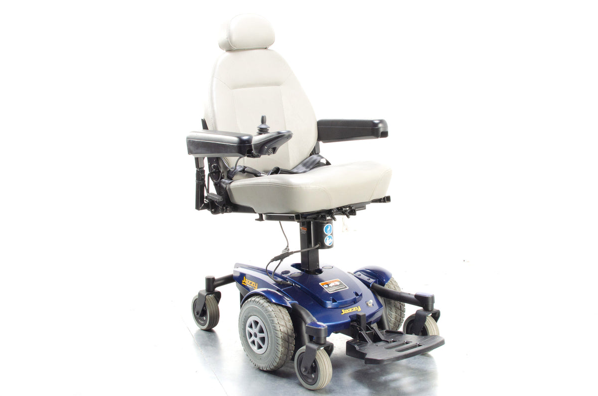 2015 Pride Jazzy Select 6 Electric Wheelchair Powerchair Riser 4mph Blue