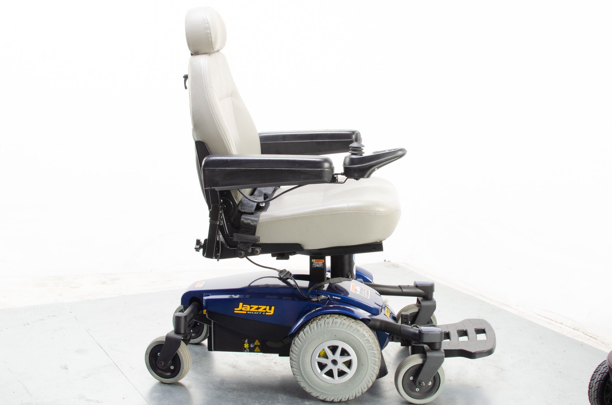 2015 Pride Jazzy Select 6 Electric Wheelchair Powerchair Riser 4mph Blue