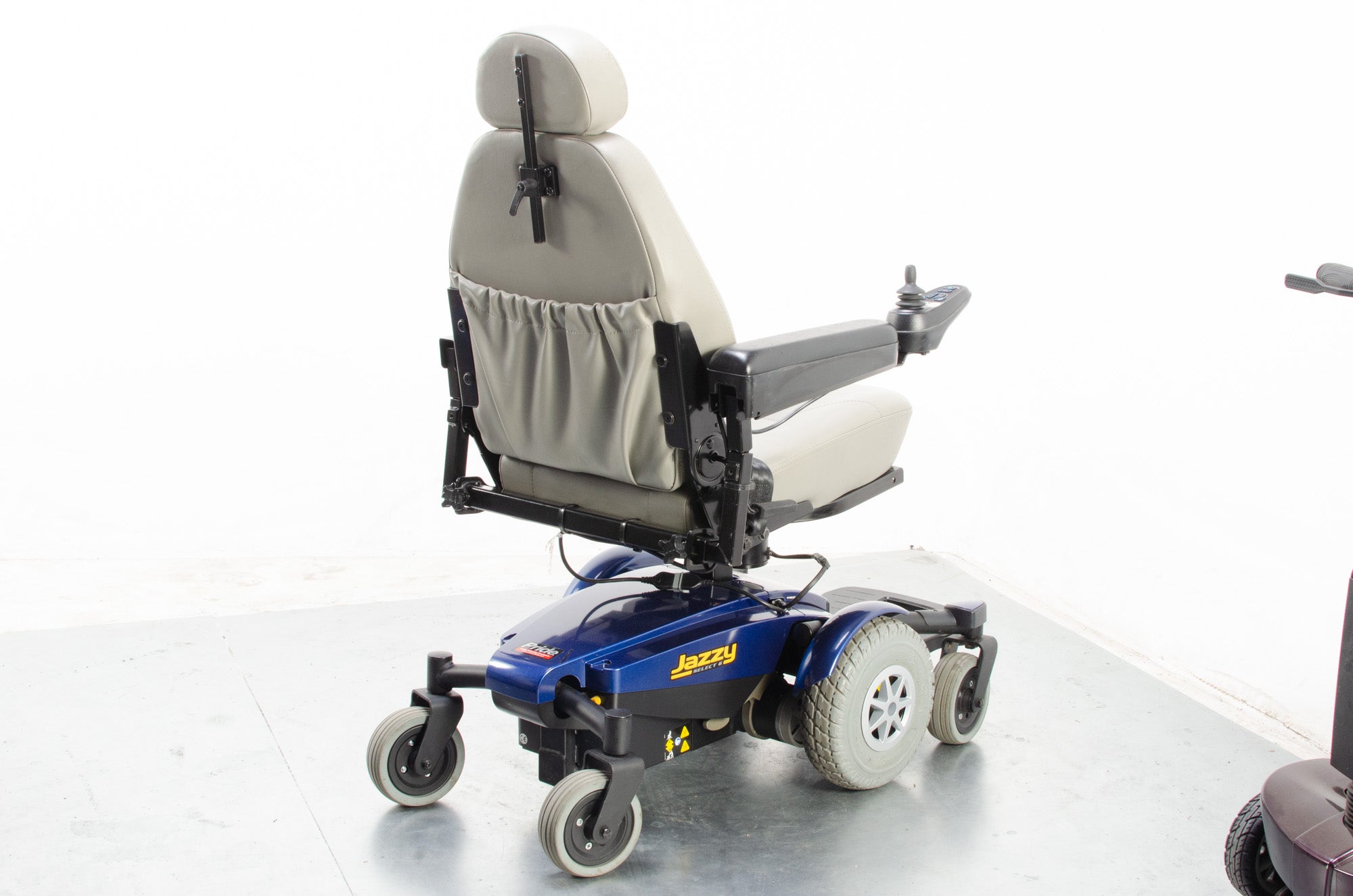 2015 Pride Jazzy Select 6 Electric Wheelchair Powerchair Riser 4mph Blue