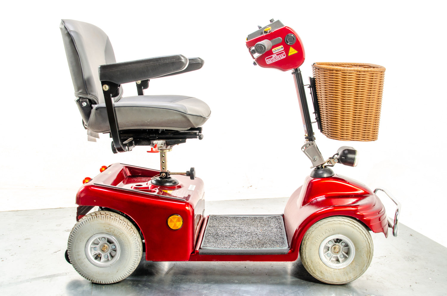 Roma Shoprider Soverign 4mph Midi Size Mobility Scooter Red Secondary image