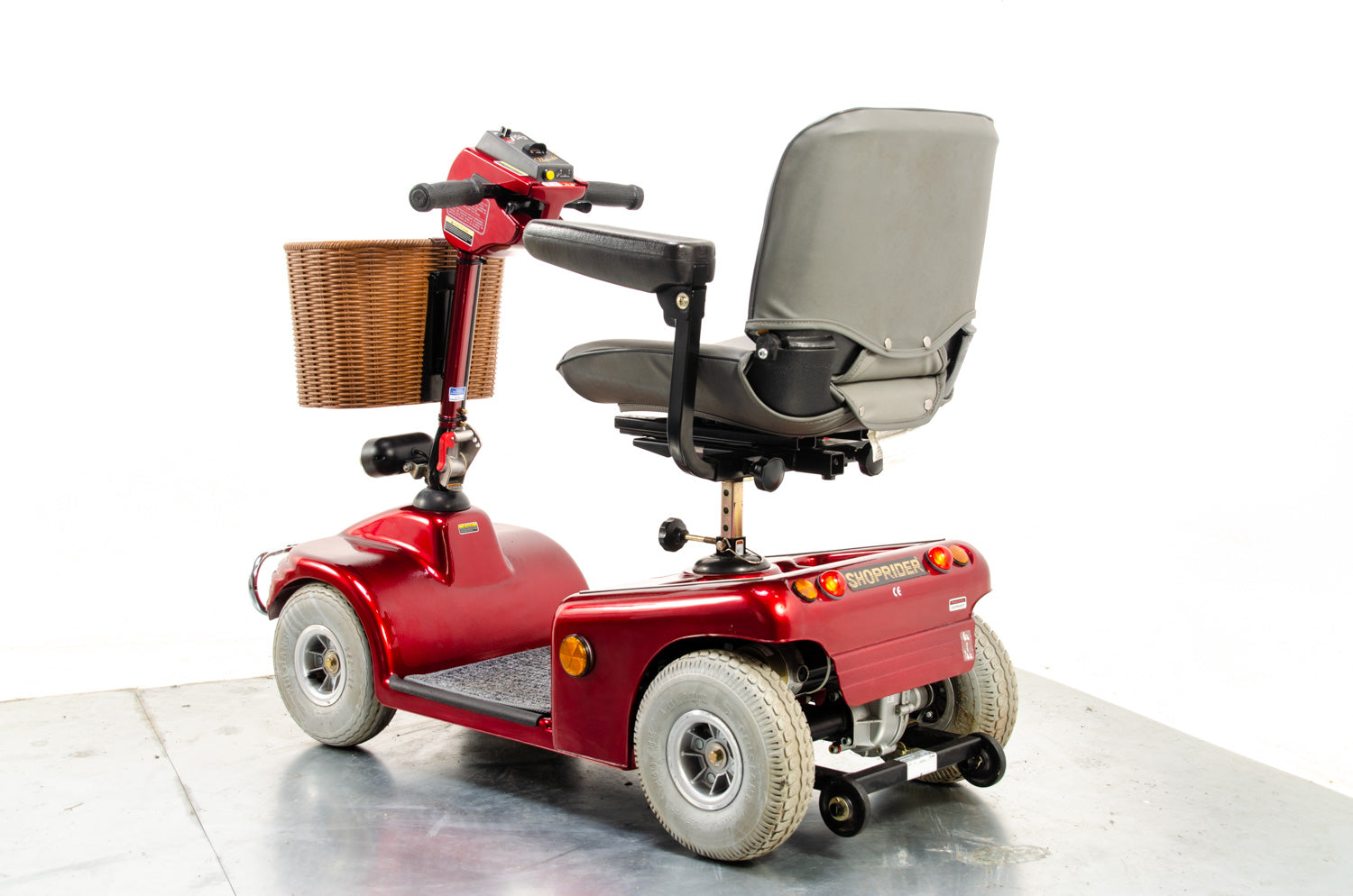 Roma Shoprider Soverign 4mph Midi Size Mobility Scooter Red