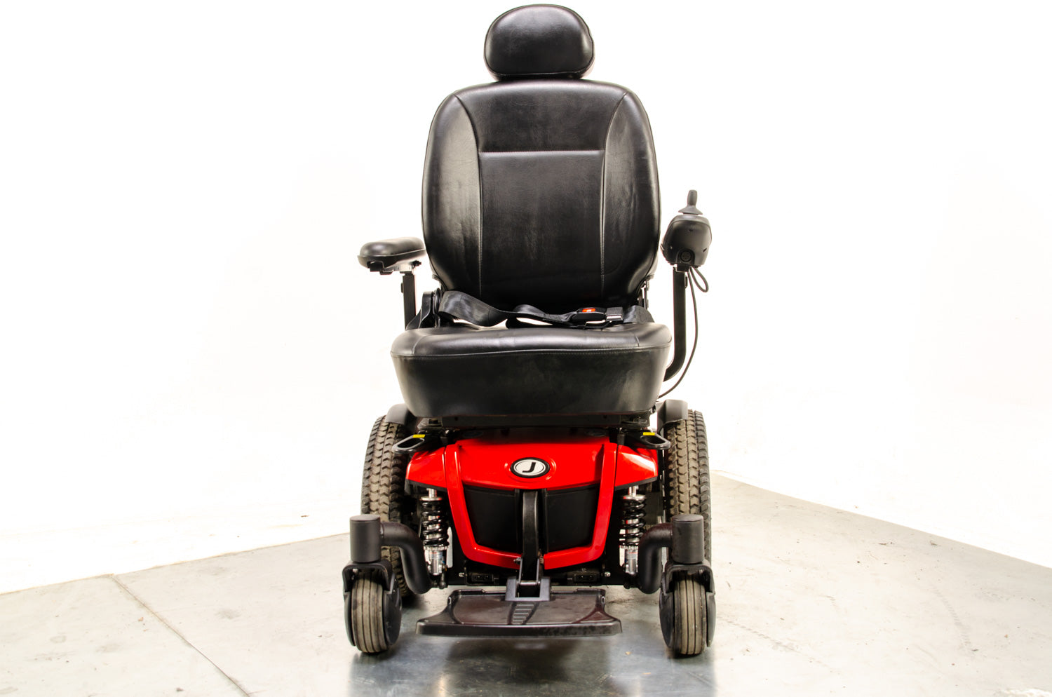 Pride Jazzy J600ES Used Electric Wheelchair Powerchair Indoor Outdoor Suspension Red