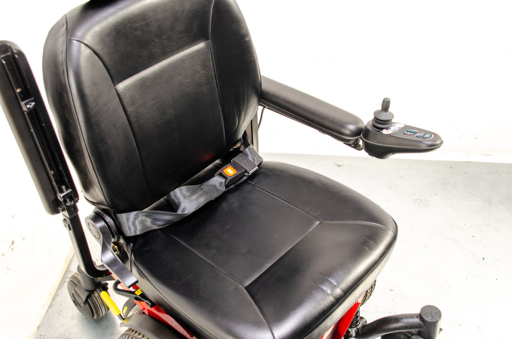 Pride Jazzy 600 ES Used Electric Wheelchair Powerchair Indoor Outdoor Suspension Red