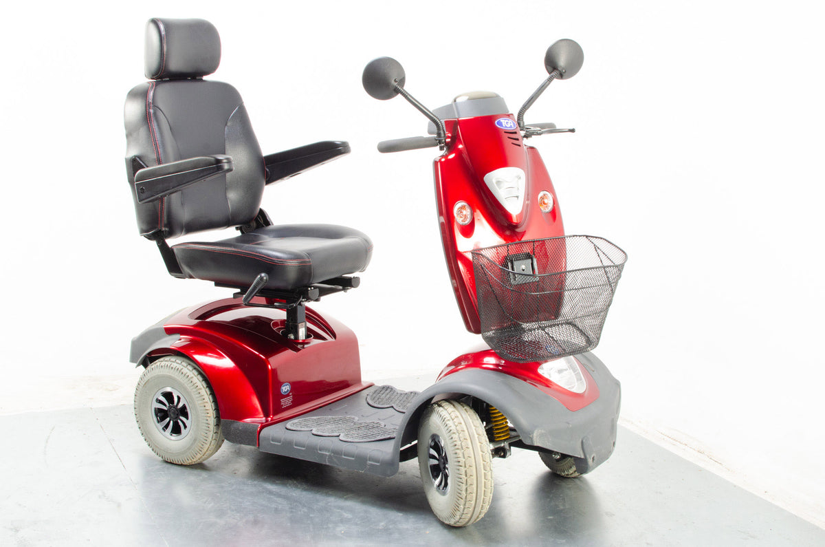 2014 TGA Mystere Electric Mobility Scooter 8mph Mid Size Comfy Red