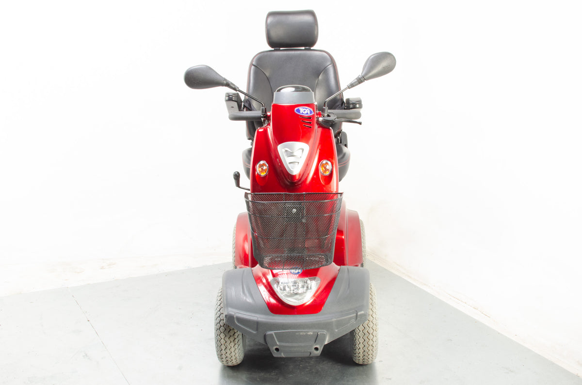 2015 TGA Mystere Electric Mobility Scooter 8mph Mid Size Comfort Red