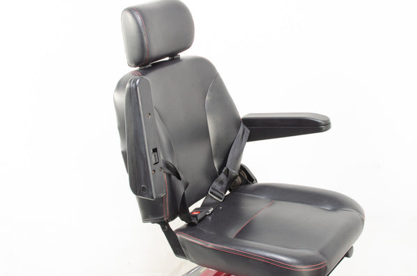 2015 TGA Mystere Electric Mobility Scooter 8mph Mid Size Comfort Red