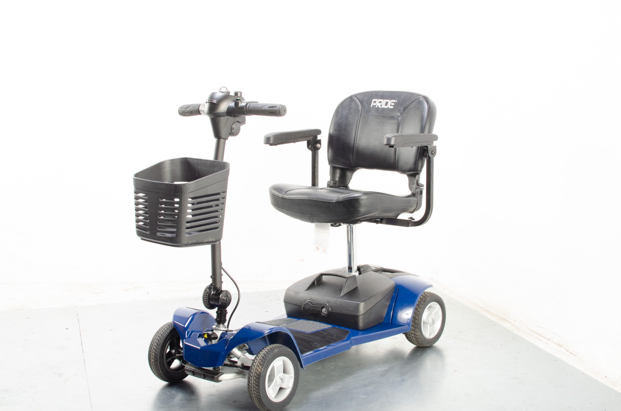 2020 Pride Apex Alumalite 4mph Electric Mobility Boot Scooter Aluminium Lithium Battery Blue