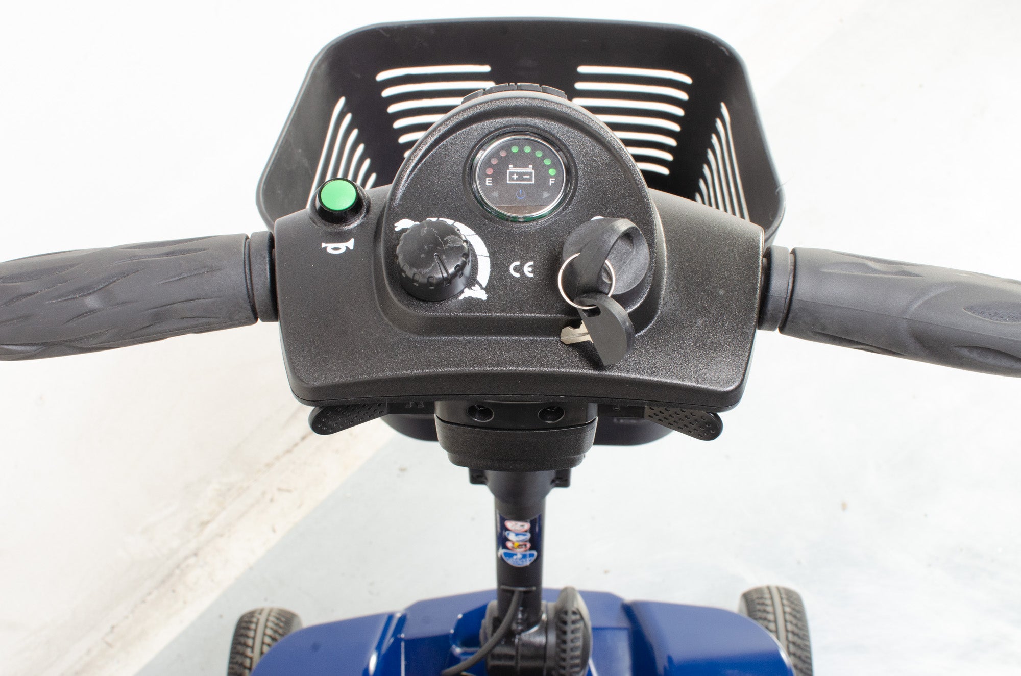 2020 Pride Apex Alumalite 4mph Electric Mobility Boot Scooter Aluminium Lithium Battery Blue Secondary image