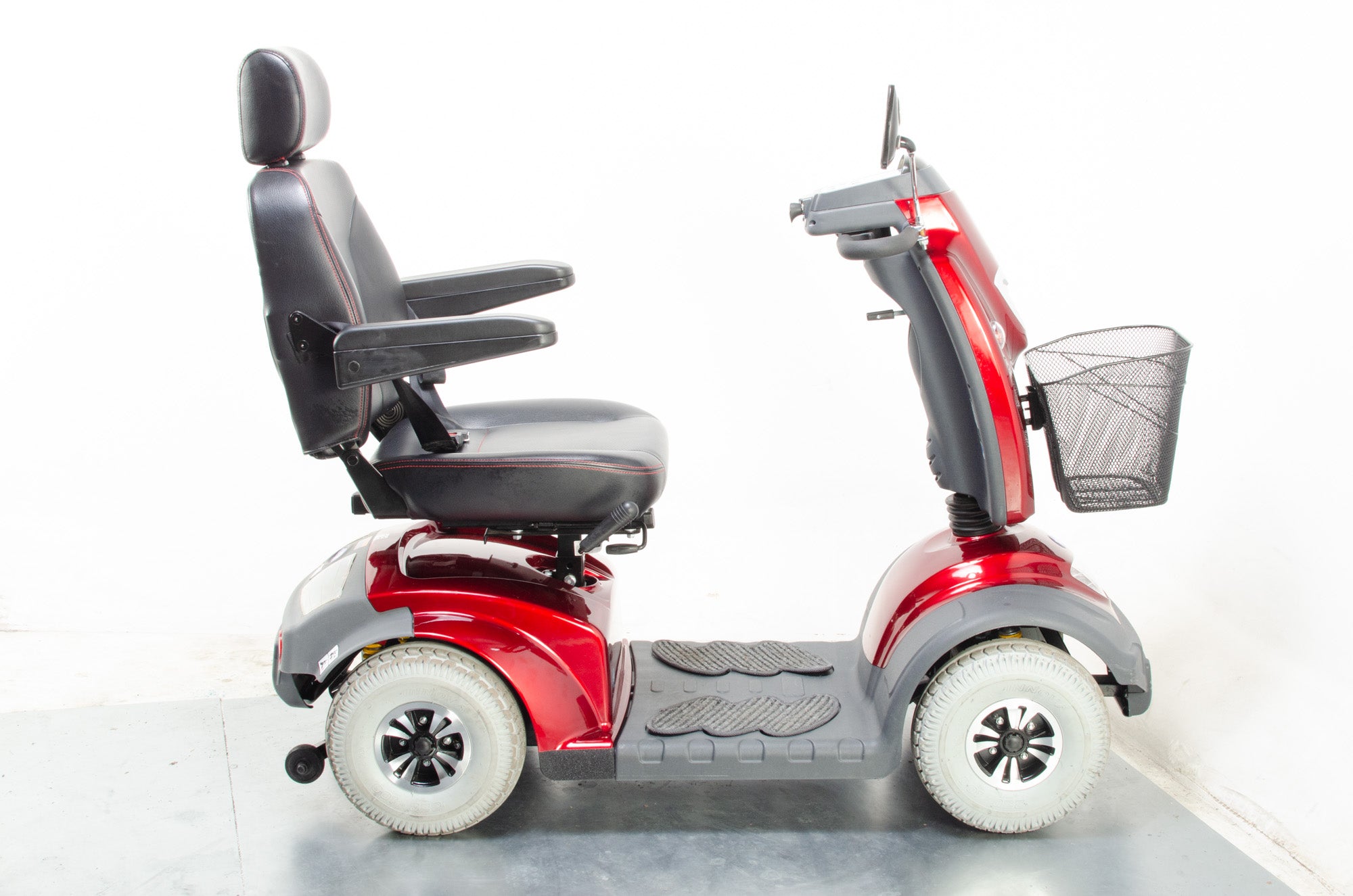 2015 TGA Mystere Electric Mobility Scooter 8mph Mid-Size Comfort Red Secondary image