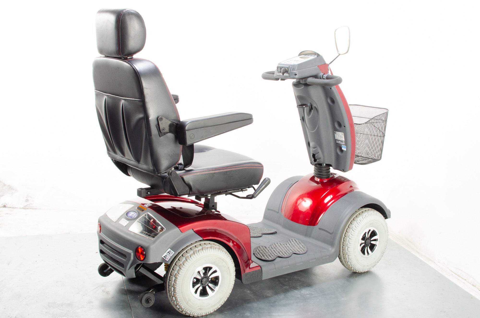 2015 TGA Mystere Electric Mobility Scooter 8mph Mid-Size Comfort Red