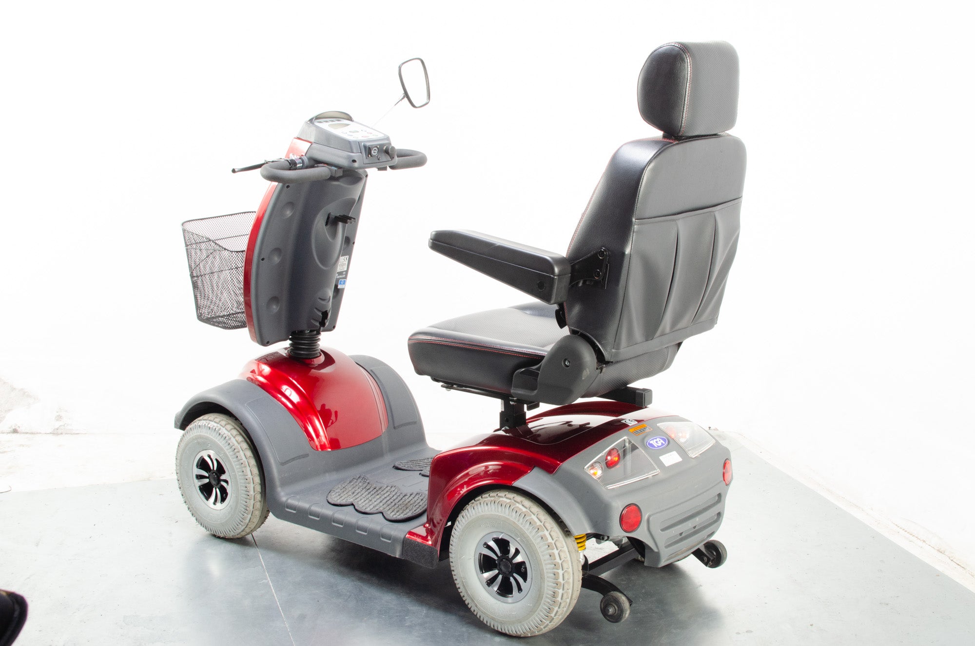 2015 TGA Mystere Electric Mobility Scooter 8mph Mid-Size Comfort Red