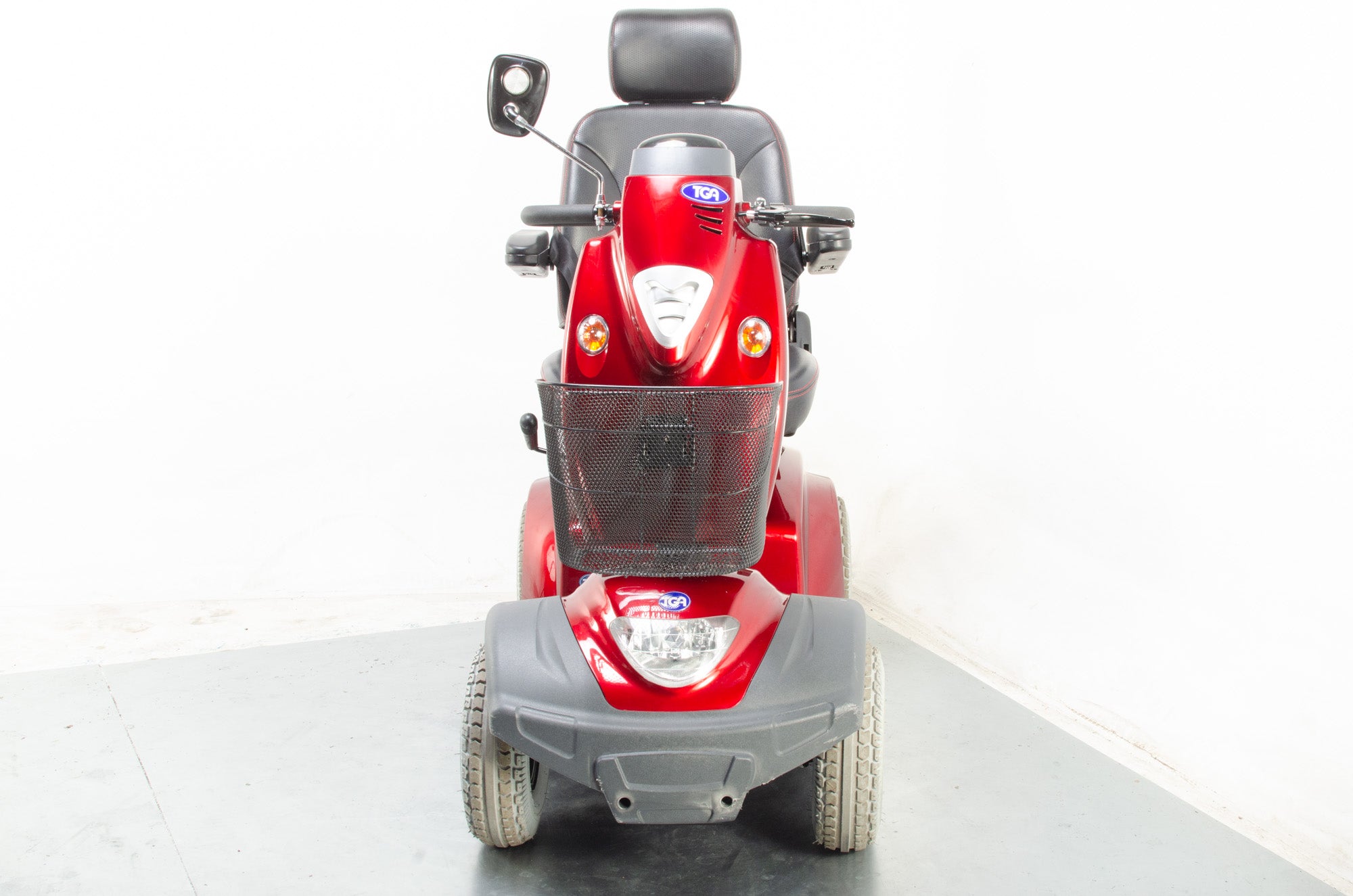 2015 TGA Mystere Electric Mobility Scooter 8mph Mid-Size Comfort Red