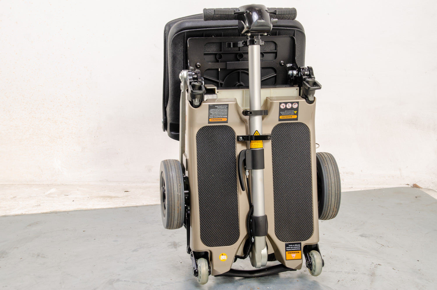 Freerider Luggie Used Mobility Scooter Foilding Transportable Lightweight Lithium Travel Gold