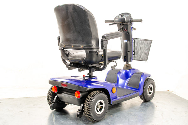 Invacare Leo Used Mobility Scooter Pavement Comfy Pneumatic Tyres Blue 13632
