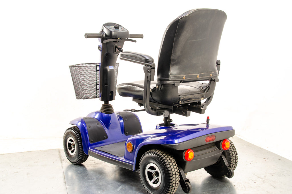 Invacare Leo Used Mobility Scooter Pavement Comfy Pneumatic Tyres Blue 13632