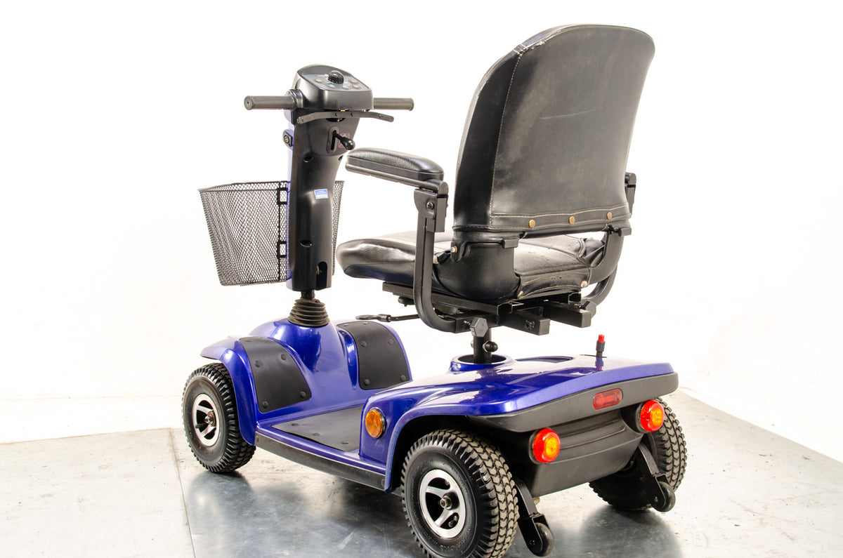 Invacare Leo Used Mobility Scooter Pavement Comfy Pneumatic Tyres Blue 13632