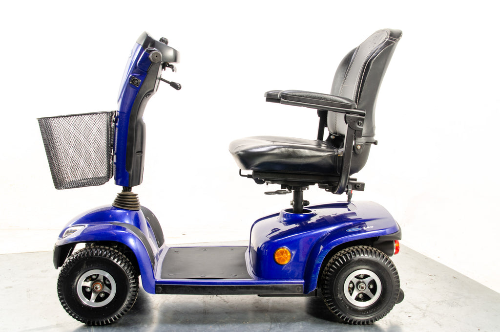Invacare Leo Used Mobility Scooter Pavement Comfy Pneumatic Tyres Blue 13632