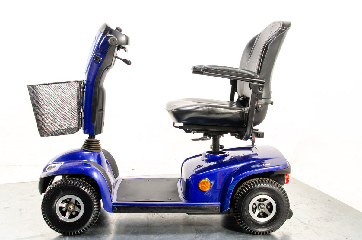 Invacare Leo Used Mobility Scooter Pavement Comfy Pneumatic Tyres Blue 13632