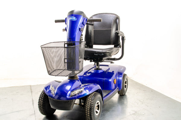 Invacare Leo Used Mobility Scooter Pavement Comfy Pneumatic Tyres Blue 13632