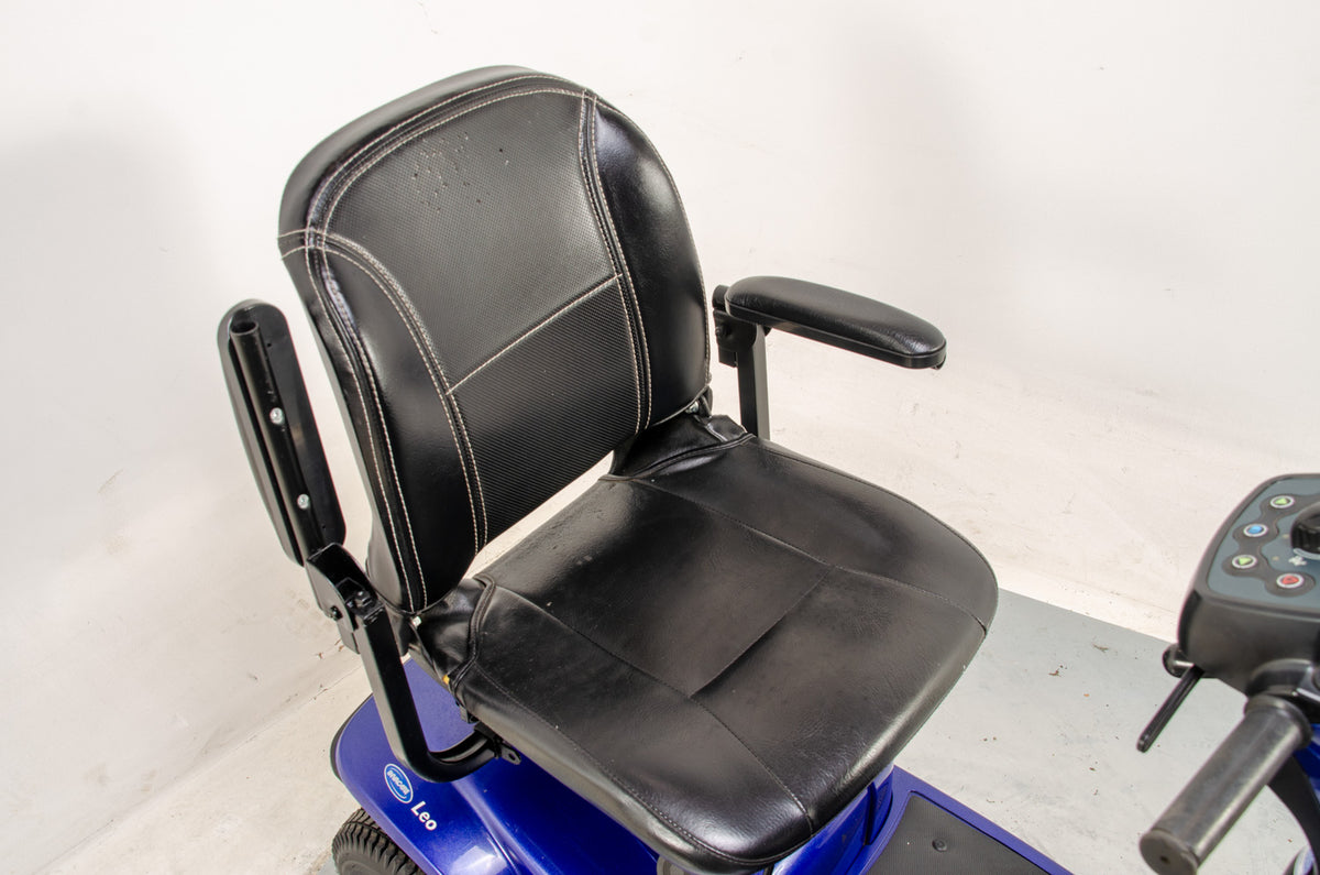 Invacare Leo Used Mobility Scooter Pavement Comfy Pneumatic Tyres Blue 13632