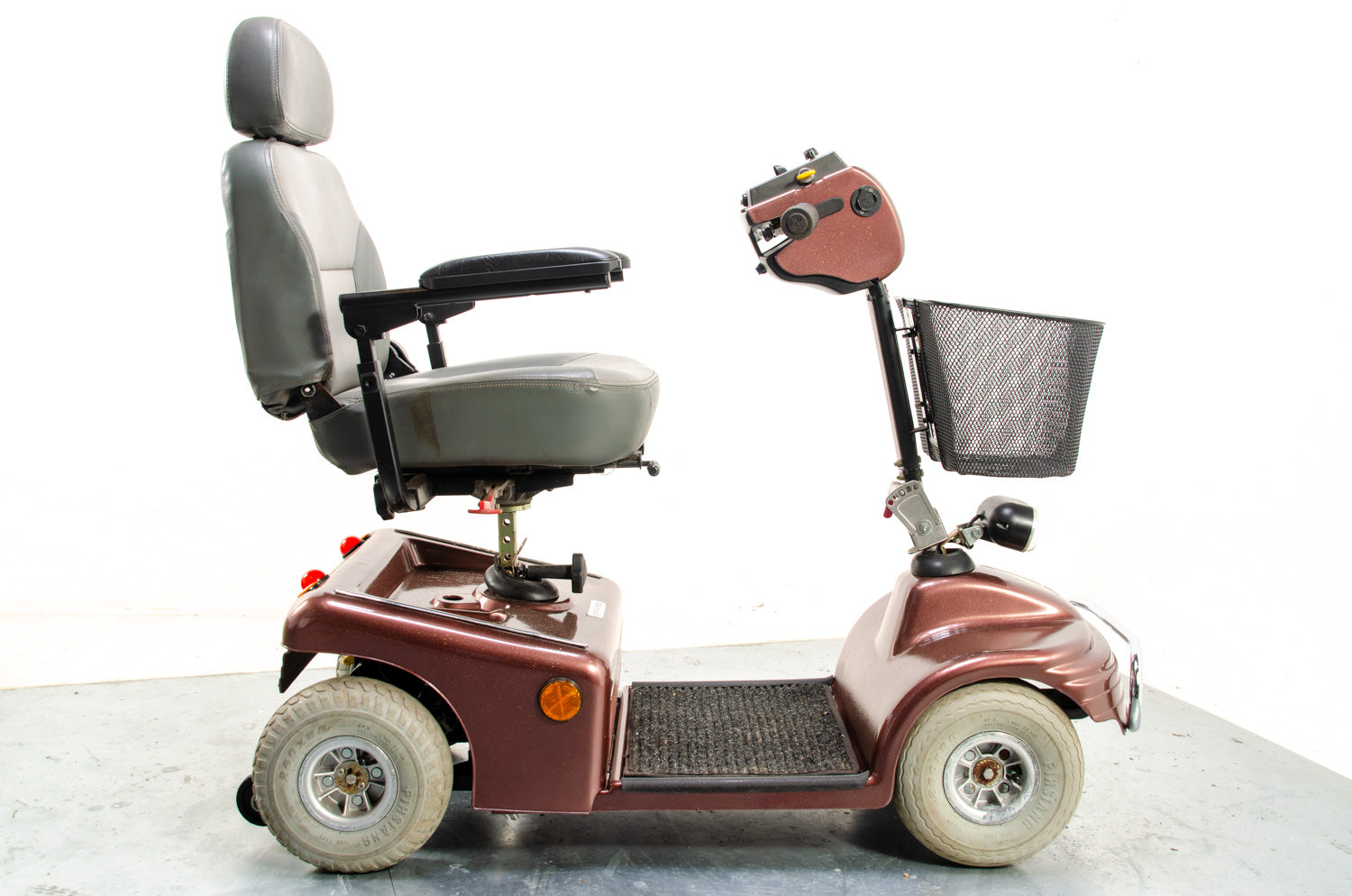 Shoprider Sovereign Used Mobility Scooter Comfy Pavement Roma Medical Brown Secondary image