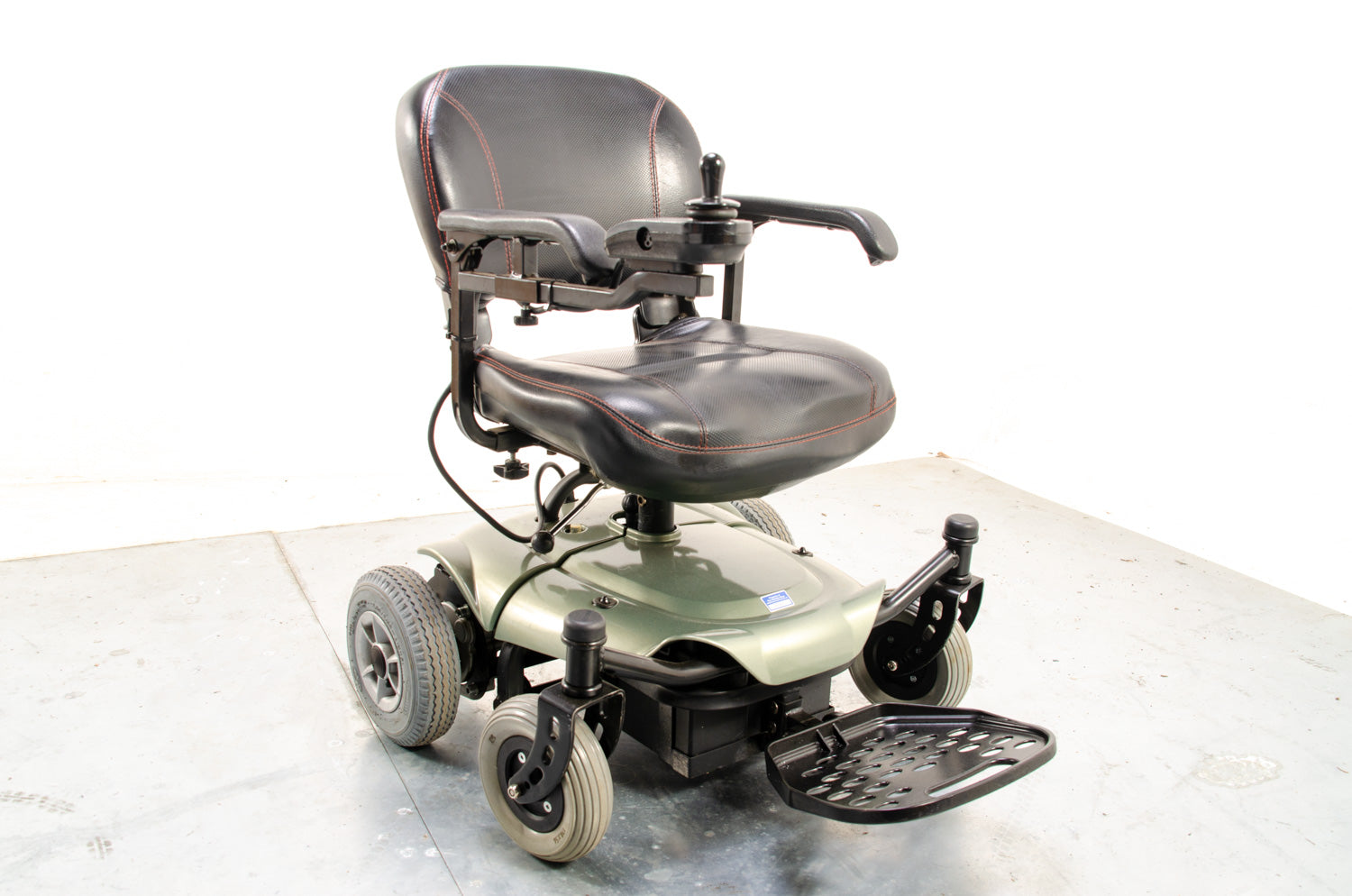 Kymco K-Chair Used Electric Wheelchair Powerchair Indoor Small Transportable Green Secondary image