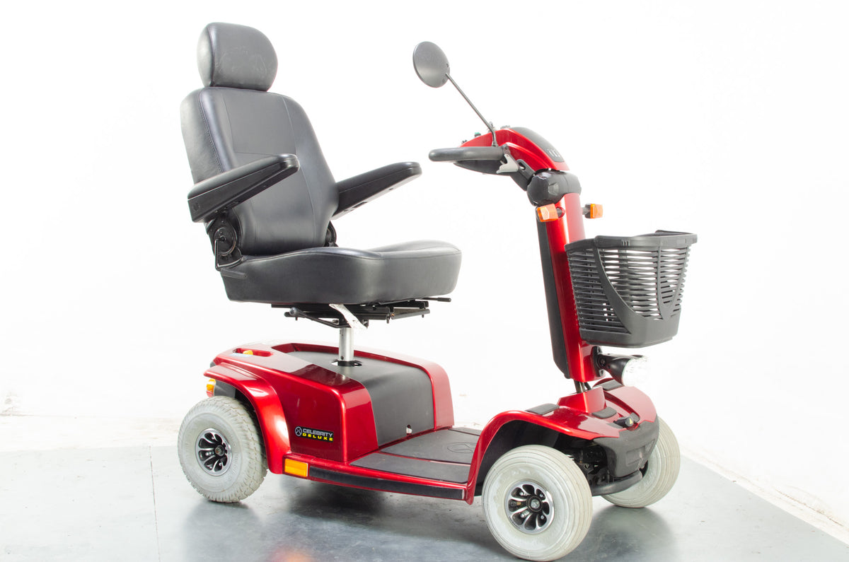 Pride Celebrity X Deluxe Used Electric Mobility Scooter Comfy Pneumatic Suspension Pavement Main image