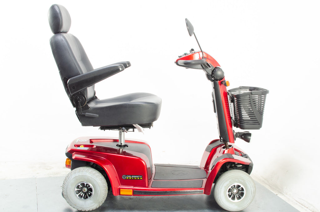Pride Celebrity X Deluxe Used Electric Mobility Scooter Comfy Pneumatic Suspension Pavement