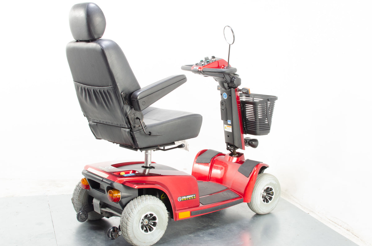 Pride Celebrity X Deluxe Used Electric Mobility Scooter Comfy Pneumatic Suspension Pavement