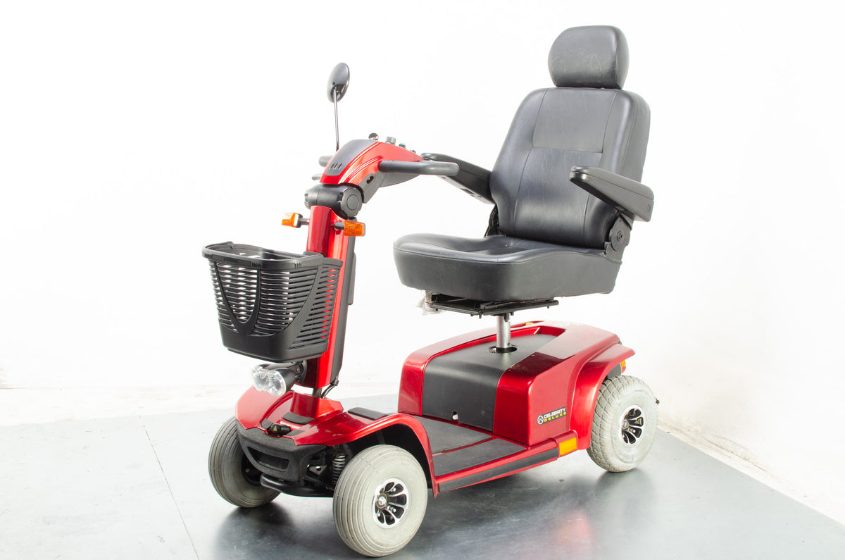 Pride Celebrity X Deluxe Used Electric Mobility Scooter Comfy Pneumatic Suspension Pavement