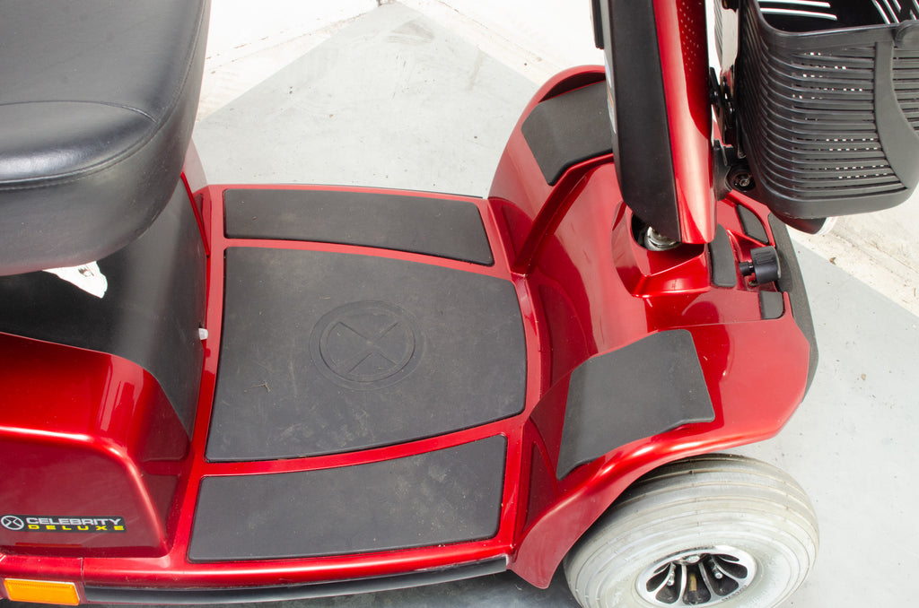 Pride Celebrity X Deluxe Used Electric Mobility Scooter Comfy Pneumatic Suspension Pavement