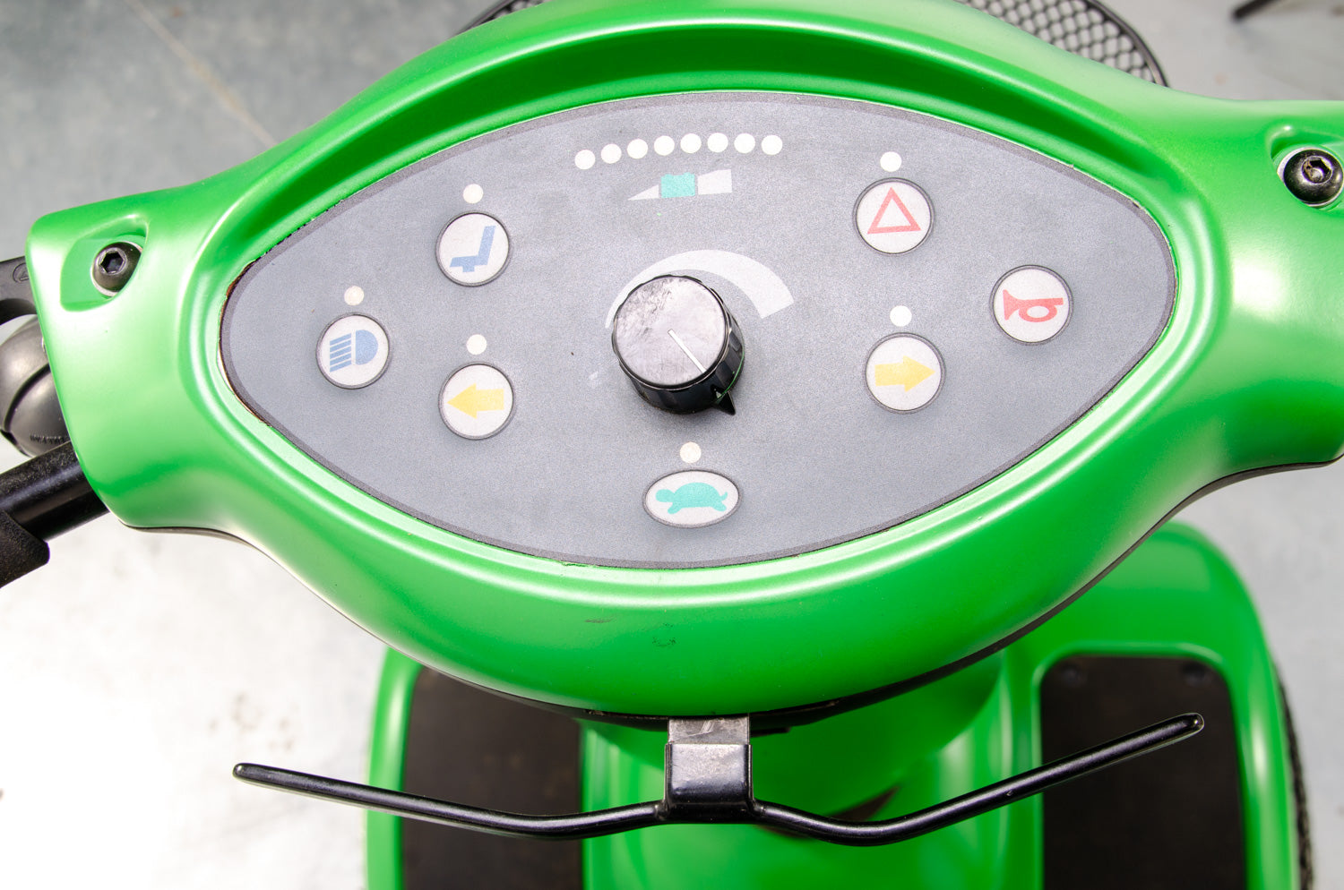 Van Os Excel Galaxy 4 Used Mobility Scooter Road Pavement Suspension Green Secondary image