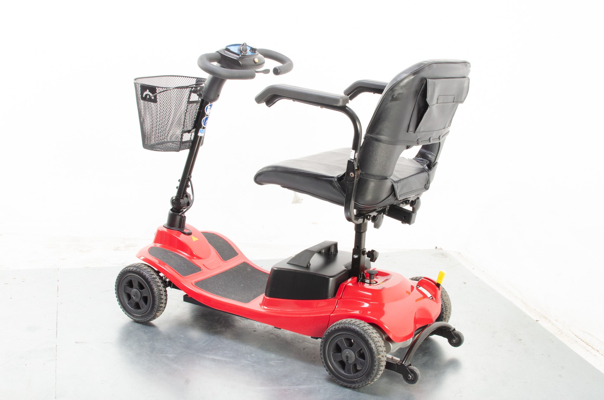 2018 KR Liberty from One-Rehab 4mph Small Electric Mobility Boot Scooter in Red