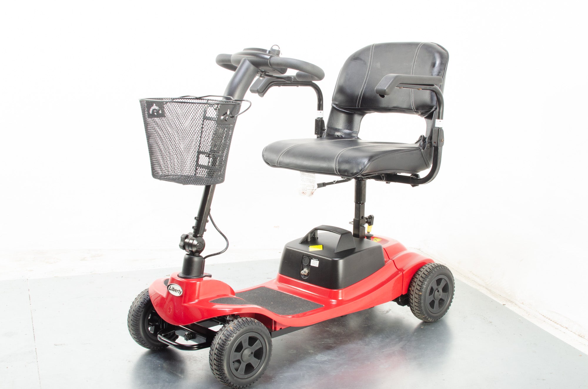 2018 KR Liberty from One-Rehab 4mph Small Electric Mobility Boot Scooter in Red