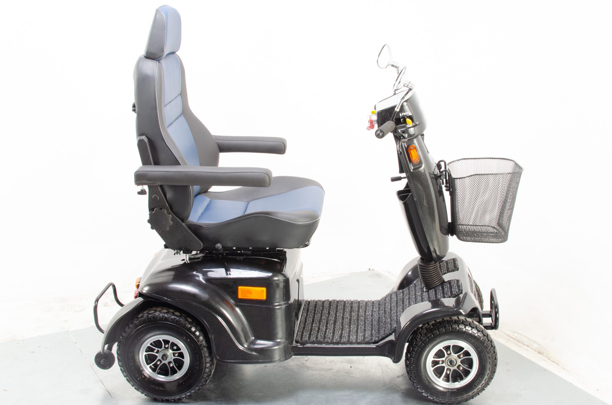 2019 Extreme + Dual motor Electric Mobility Scooter from Scooter Tech Large All Terrain Black