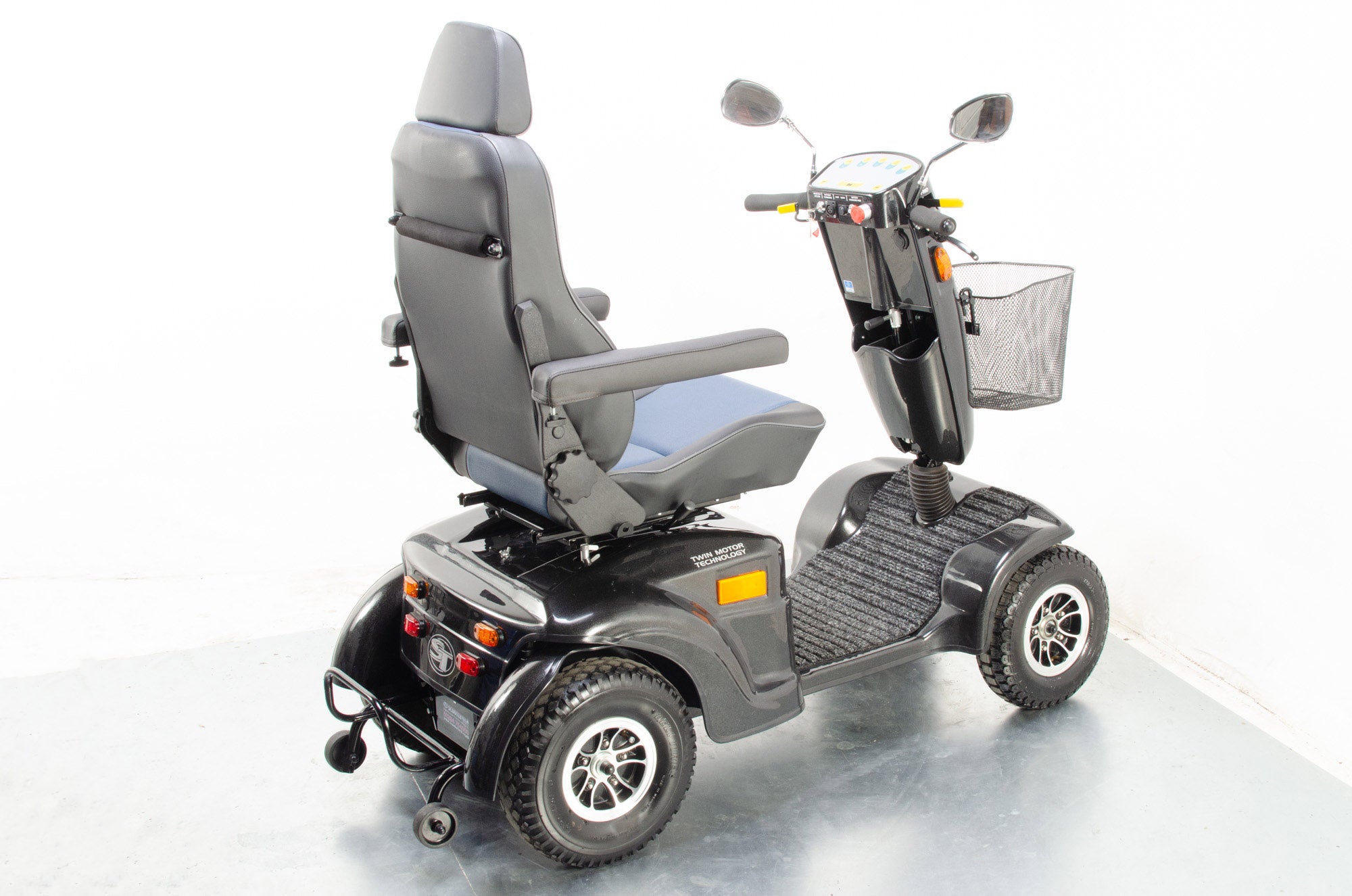 2019 Extreme + Dual motor Electric Mobility Scooter from Scooter Tech Large All Terrain Black