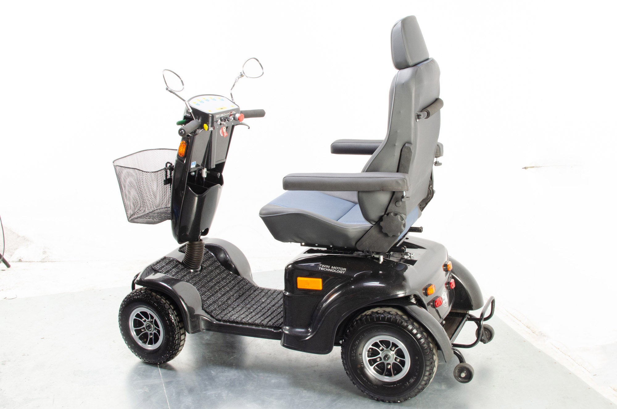 2019 Extreme + Dual motor Electric Mobility Scooter from Scooter Tech Large All Terrain Black