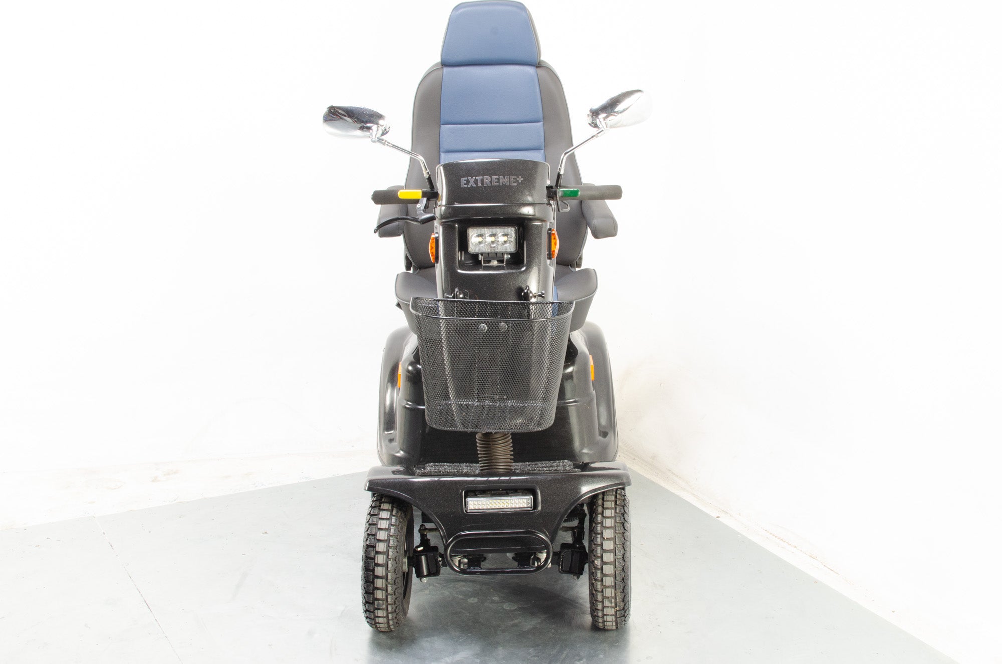 2019 Extreme + Dual motor Electric Mobility Scooter from Scooter Tech Large All Terrain Black