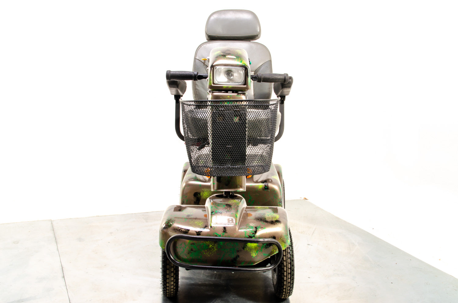 Rascal 388XL All-Terrain Used Electric Mobility Scooter 6mph Road Pavement Suspension Custom Camo Secondary image