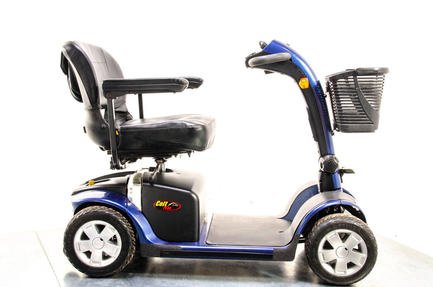 Pride Colt Plus 4mph Mid Size Transportable Mobility Boot Scooter Blue Secondary image