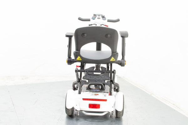 2018 TGA Minimo Plus 4 Compact Folding 4mph Electric Mobility Scooter in White