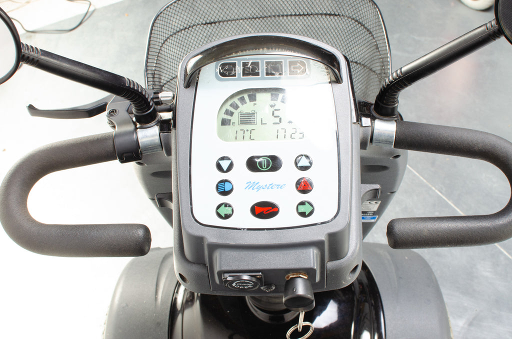 2015 TGA Mystere Electric Mobility Scooter 8mph Mid Size Comfy Black