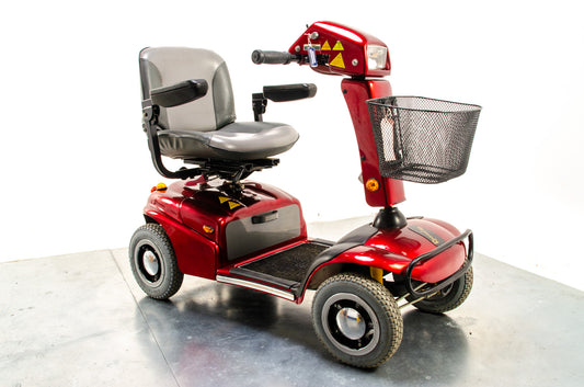 Rascal 388 All-Terrain Used Electric Mobility Scooter 6mph Road Pavement Suspension Red 03687 1500