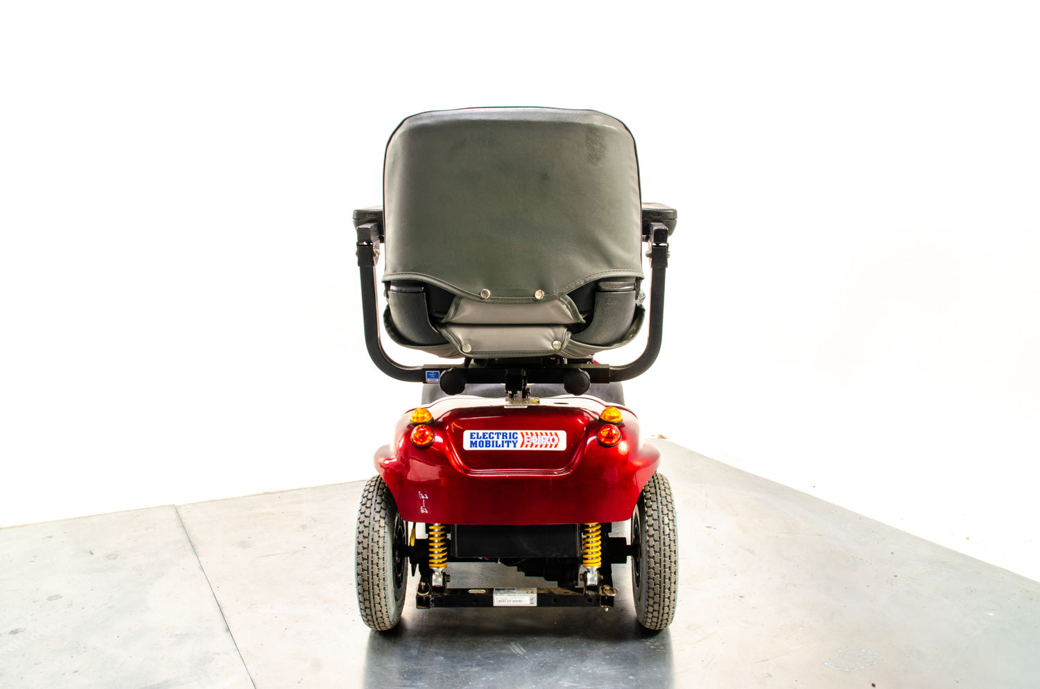 Rascal 388 All-Terrain Used Electric Mobility Scooter 6mph Road Pavement Suspension Red 03687